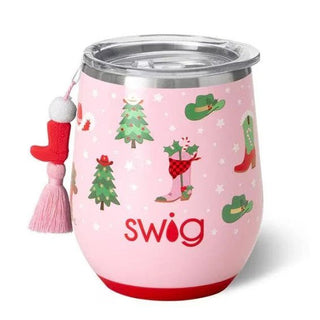 Swig Howdy Holidays Stemless Wine Cup 12oz. - Boutique Bella BellaCup