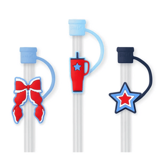 Swig Miss Independence Straw Topper Set - Boutique Bella BellaStraw Topper