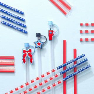 Swig Miss Independence Straw Topper Set - Boutique Bella BellaStraw Topper