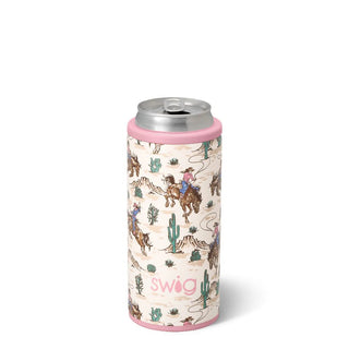 Swig Skinny Can Cooler 12oz - Giddy Up - Boutique Bella Bellaswig