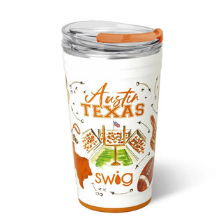 Swig TAILGATES IN AUSTIIN Party Cup 24oz - Boutique Bella BellaTumbler