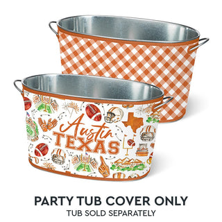 Swig Tailgates in Austin Party Tub Cover - Boutique Bella BellaTub Cover