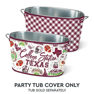 Swig Tailgates in College Station Party Tub Cover - Boutique Bella BellaTub Cover