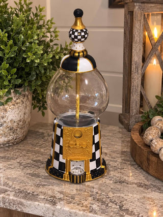 Table Top Checker Gumball Machine - Boutique Bella BellaGumball Machine