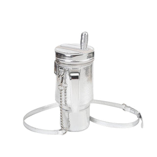 Take A Sip Water Cup - Silver Crossbody - Boutique Bella BellaPurse