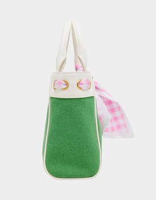 Talk Birdie To Me Satchel Green - Boutique Bella BellaPurse