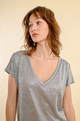 Talk to me Tinsel Tee - Boutique Bella Bellatee