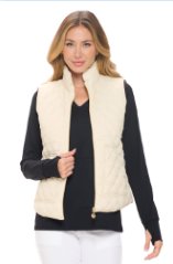 Tan Grace Puffy Vest - Boutique Bella BellaPuffer Vest