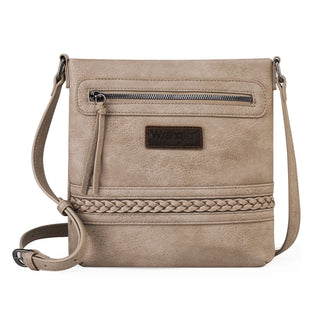 Tan Wrangler Braided Concealed Carry Crossbody - Boutique Bella BellaPurses