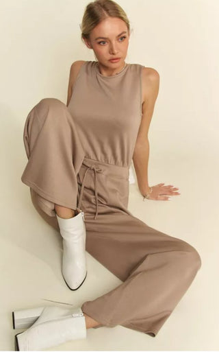 Tantastic Taupe Playsuit - Boutique Bella BellaJumpsuit