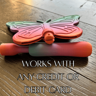 Tap to Pay Butterfly Wand - 3D Printed Credit Card Holder - Boutique Bella BellaTap to Pay Wand