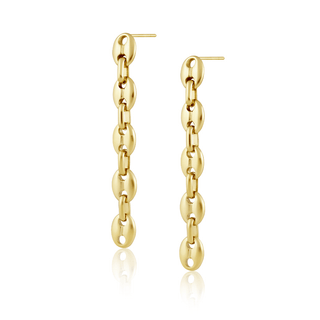 Tara Link Chain Earrings - Boutique Bella Bella