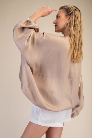 Taupe Goddess Top - Boutique Bella BellaTops