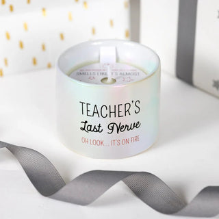 Teacher's Last Nerve 8 oz - 100% Soy Wax Reveal Candle Scent: Tranquility - Boutique Bella BellaCandle