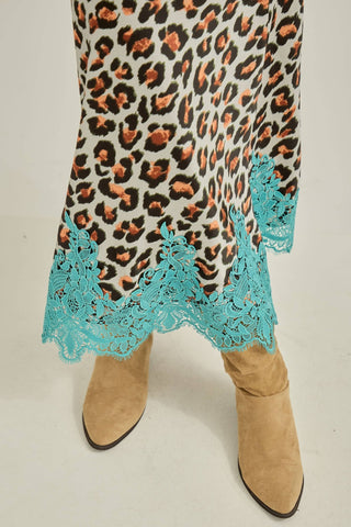 Teal Prowl Maxi - Boutique Bella Bellabottoms