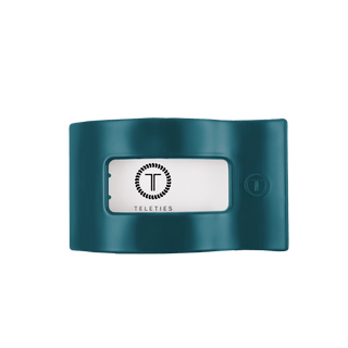 Teal With It Medium Flat Rectangle Hair Clip - Boutique Bella BellaHair Clip