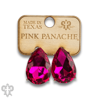 Teardrop rhinestone post earring - Boutique Bella BellaEarrings