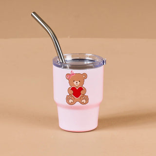 Teddy Bear Hugs 2oz Tiny Tumbler - Boutique Bella BellaValentines Tumbler
