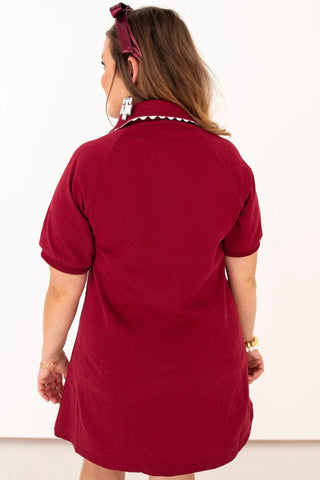 Texas A&M Logo Patch Dress - Boutique Bella BellaDress