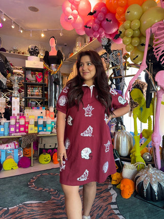 Texas A&M Logo Patch Dress - Boutique Bella BellaDress