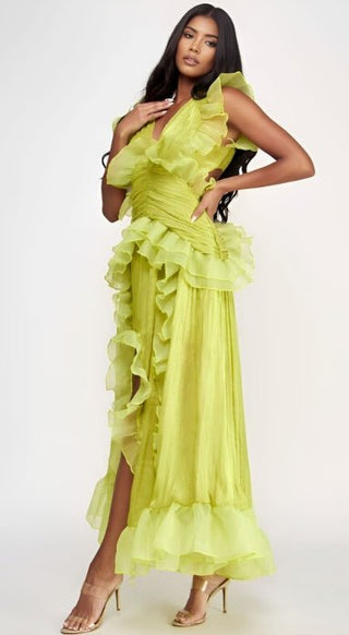 The Calypso Cascade Gown - Boutique Bella BellaDress