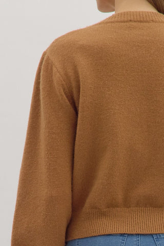 The Caramel Loop Cardigan - Boutique Bella BellaCardigan