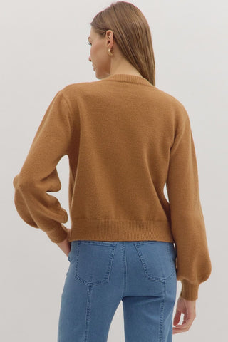 The Caramel Loop Cardigan - Boutique Bella BellaCardigan