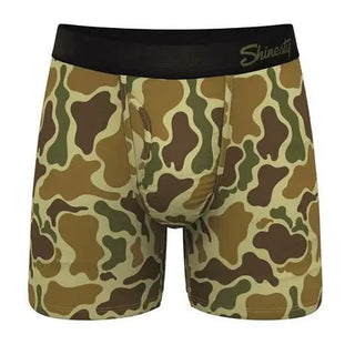 The Chameleon Duck Camo Men's Underwear - Boutique Bella Bellaboxer briefs