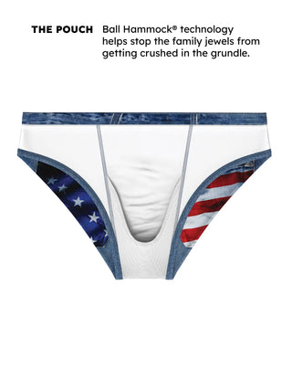 The Chattahoochee Daddy Swim Briefs - Boutique Bella BellaSwim briefs