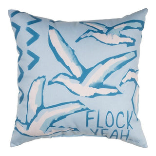 The Chromatic Coast Flock Yeah Climaweave Pillow - Boutique Bella BellaThrow Pillow