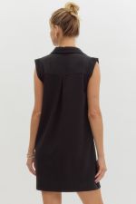 The Classic Chic Polo Dress - Black - Boutique Bella BellaDress