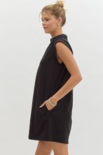 The Classic Chic Polo Dress - Black - Boutique Bella BellaDress