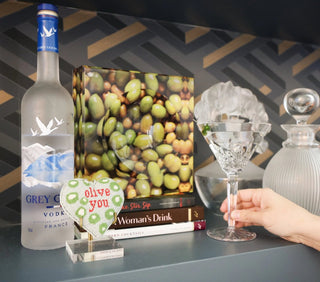 The Color Connect Large Olive Acrylic Catchall Dish - Boutique Bella BellaTray