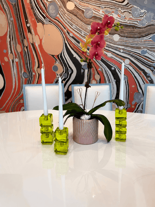The Color Connect Stackable Resin Candle Holders - Boutique Bella BellaCandle Holder