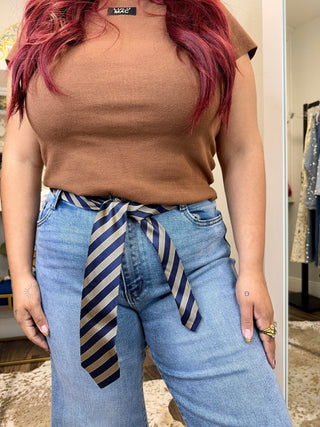 The Dapper Tie Jeans - Boutique Bella BellaJEANS