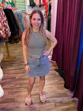 The Denim Dash Skort - Boutique Bella BellaSkort