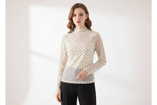 The Dot Society Sheer Top - Boutique Bella BellaTop