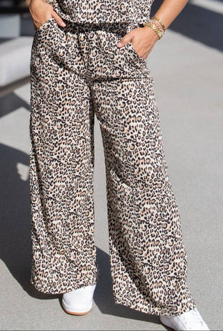 The Earhart Pants, Leopard - Boutique Bella BellaPants