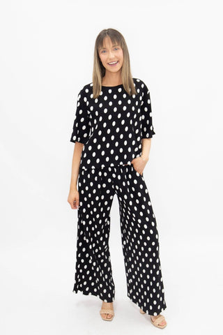 The Earhart Pants, Polka Dot - Boutique Bella BellaPANTS