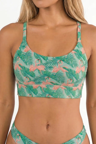 The Flamboyance Flamingo Boob Hammock - Boutique Bella Bellabralette