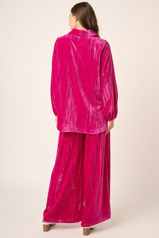 The Fuchsia Velour Edit - Boutique Bella BellaSets