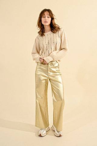 The Gold Rush Pants - Boutique Bella BellaPants