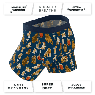 The Hair Of The Dog Men's Boxers - Boutique Bella Bellamens underwear