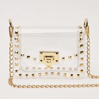 The Jackie Stadium Bag - Gold - Boutique Bella BellaPurse