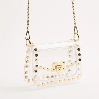 The Jackie Stadium Bag - Hexagon - Boutique Bella BellaPurse
