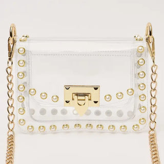 The Jackie Stadium Bag - Pearl - Boutique Bella BellaPurse