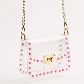 The Jackie Stadium Bag - Pink - Boutique Bella BellaPurse