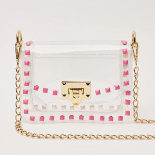 The Jackie Stadium Bag - Pink - Boutique Bella BellaPurse