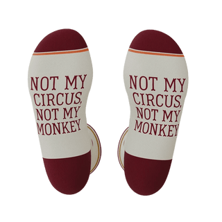 The Jungle Juice Circus Monkey Heel Hammock™ Crew Socks - Boutique Bella BellaWomen's Socks