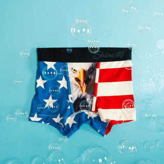 The Mascot American Flag Boy's Boxer Briefs - Boutique Bella Bellaboys boxer briefs